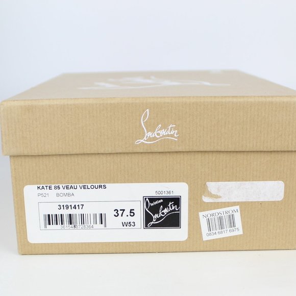 NEW Christian Louboutin Kate Suede Heeled Pump - Picture 13 of 13